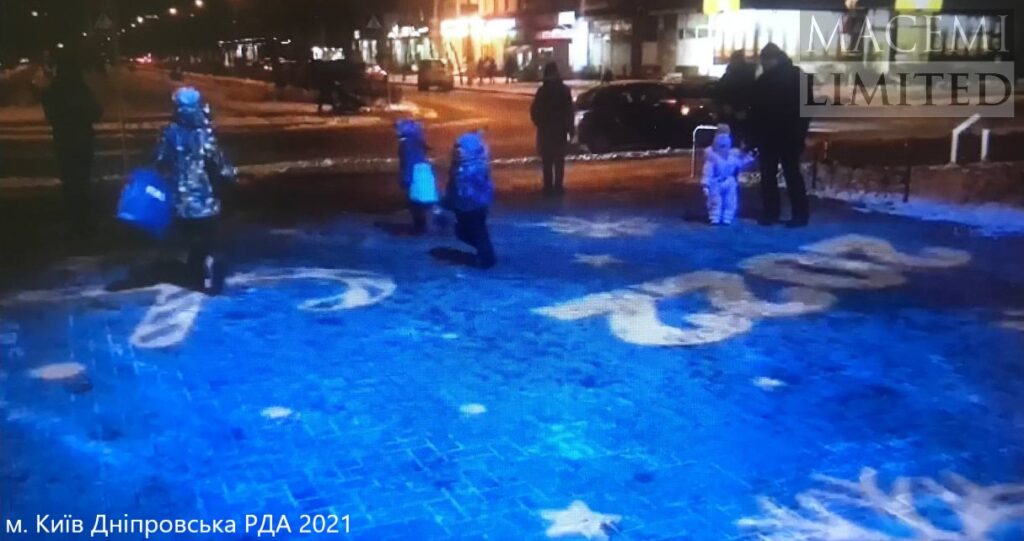 трафаретна гобо проекція фотозона івент